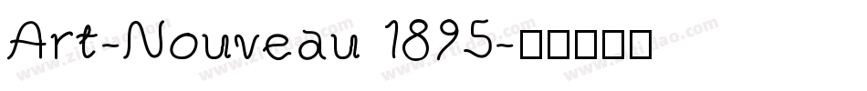 Art-Nouveau 1895字体转换
